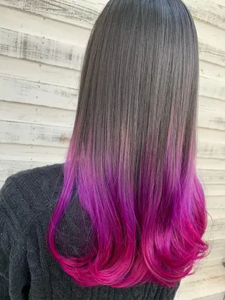 ミディアム カラー ヘアアレンジ 指名支持率NO.1 スタイリストのヘアスタイル