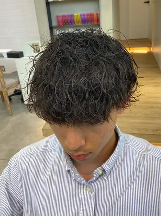 パーマ メンズ 新宿【メンズパーマ】 塩澤太一のヘアスタイル