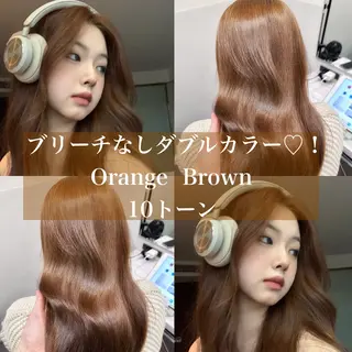 ロング カラー IVE所属・ダブルカラー🤍 髪質改善／原島のヘアスタイル