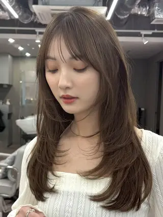 ミディアム Farbe🤍 女性限定のヘアスタイル