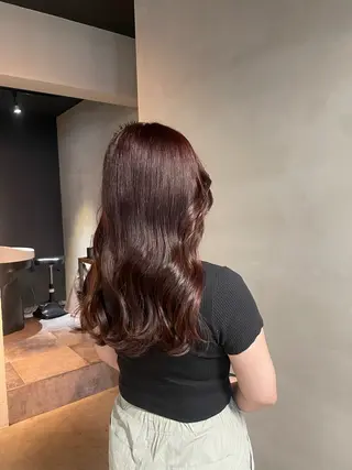 ロング カラー 透明感・美髪 monsoワニベユナのヘアスタイル