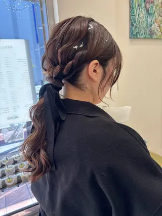 ヘアアレンジ ayaka #パーマ#アレンジのヘアスタイル