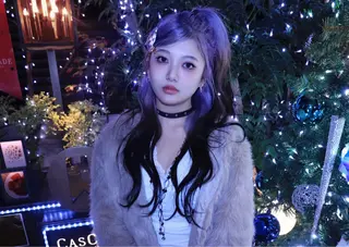 ロング カラー ヘアアレンジ @kyoniyy KYONIのヘアスタイル