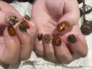 ミディアム m kaori𓃟のネイルデザイン