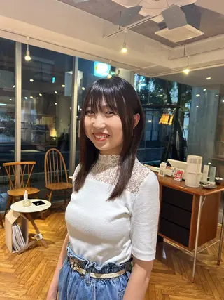 ミディアム Toca所属・齋藤 穂乃花のヘアスタイル