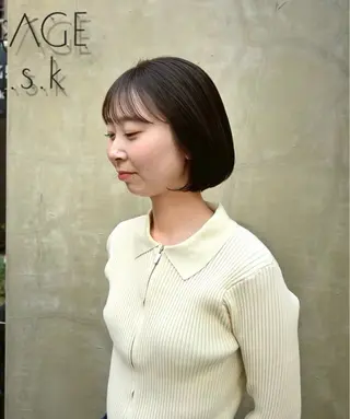 ショート VISAGE ba.sk 金子詩帆のヘアスタイル