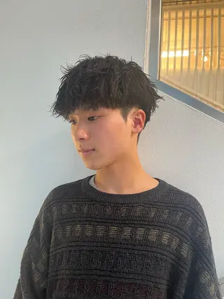 メンズ 🦋女子ウケメンズ パーマYUI🦋のヘアスタイル