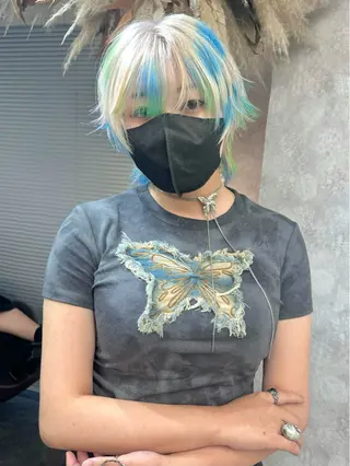 ミディアム カラー ヘアアレンジ 💍絶対に可愛く💍 履歴修正SAKI🐰のヘアスタイル