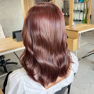 ミディアム カラー 韓国レイヤー/ 顔周り💕田中将吾のヘアスタイル