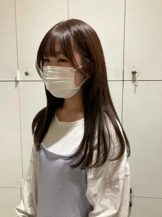 ロング カラー 透明感カラー🫧 nanohaのヘアスタイル