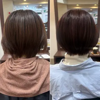 ロング MOLLASALON 浅香山店所属・髪質改善カラー 縮毛矯正🤍辻桃加のヘアスタイル
