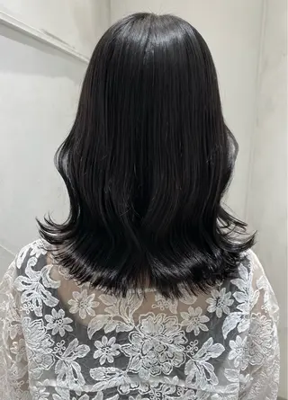 セミロング ✨くびれスタイル✨️ 戸嶋穂乃香のヘアスタイル