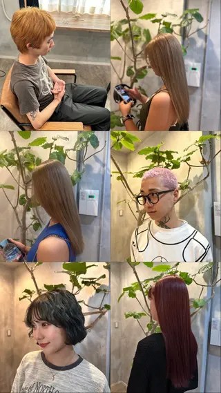 ロング カラー メンズ 木村 心海☆明石のヘアスタイル