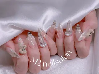 ネイル 長さだし専門店 M2　rikaのネイルデザイン