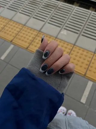 ネイル 0203ムニムサン 💙Harukaのネイルデザイン