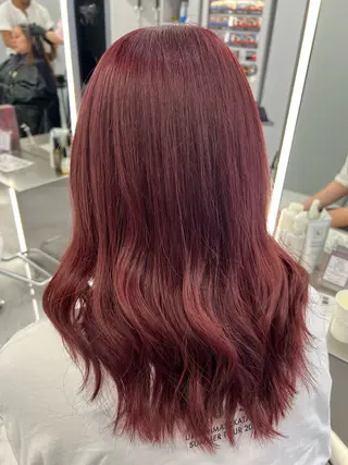 ロング カラー 透明感ミルクティー✨ 西澤 ジュンヤのヘアスタイル