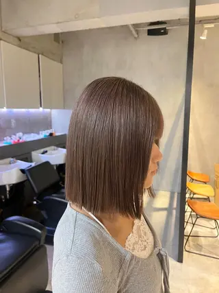 ミディアム カラー elima 調布所属・ちせ/ 透明感カラー /調布˚ 🦢₊✧のヘアスタイル