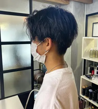 ショート カラー メンズ stylist/蛯谷 珠里のヘアスタイル