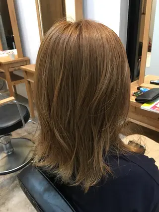 ミディアム パーマ current所属・✨カット美容師 💡高橋優也💡のヘアスタイル