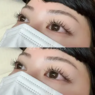 マツエク・マツパ [古町]22+2 V1Let,s Eyebrow&Eye所属・22+2 V1Let 🌙 Rikaのマツエク・マツパデザイン