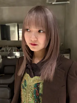 カラー ハイトーン/くすみ カラー seina★のヘアスタイル