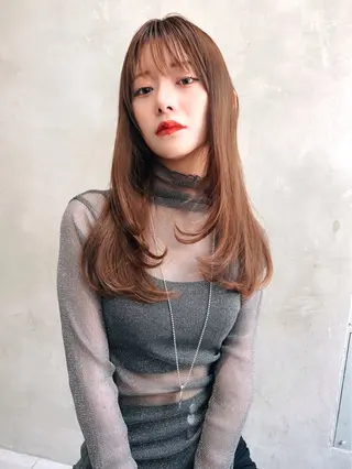 セミロング 南堀江 möwen ( メーヴェ )所属・mowen RUIのヘアスタイル