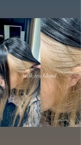 ミディアム カラー ヘアアレンジ JILL by charme所属・小山/透明感カラー/ レイヤー/中茎涼太のヘアスタイル