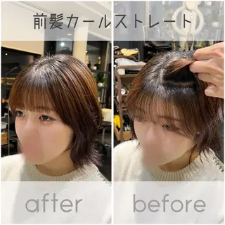 ショート パーマ 【髪質改善/縮毛矯正 /カラー】ホサカのヘアスタイル