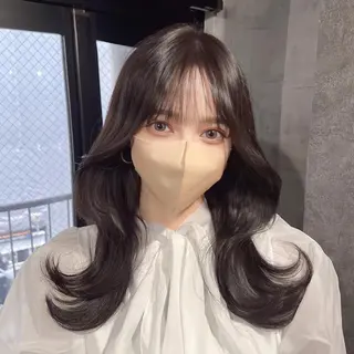 ロング カラー 韓国レイヤー/ 顔周り💕田中将吾のヘアスタイル