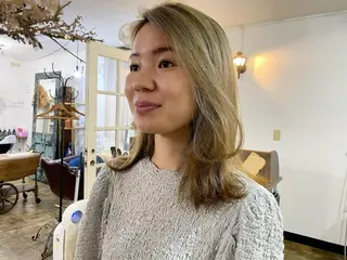 ミディアム miloc🫧 MOMOYOのヘアスタイル
