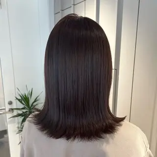 ミディアム カラー 若狭 愛梨のヘアスタイル