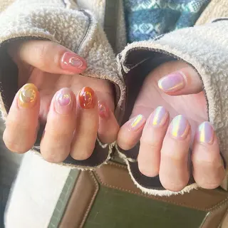 ネイル 𝕄𝕚𝕪𝕦🤍 自由が丘⌇パラジェルのネイルデザイン