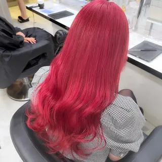 カラー girlな暖色ヘア 🪽🫧ハルナ🎀のヘアスタイル
