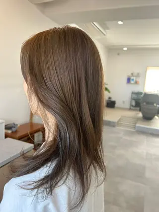 セミロング カラー ufu所属・🫧KOWATA KASUMI🫧のヘアスタイル