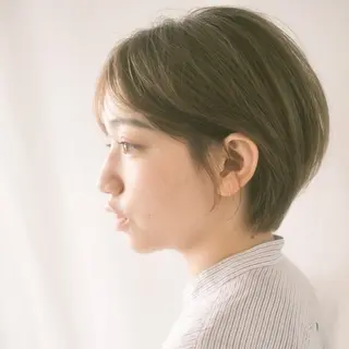 ショート カラー ショートボブ縮毛矯正 髪質改善のプロ山道潤のヘアスタイル
