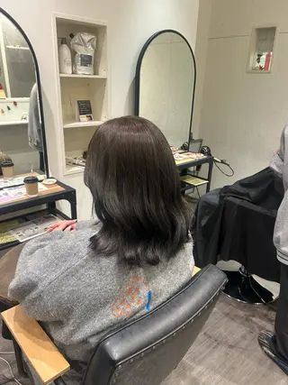 ミディアム カラー ヘアアレンジ cocotte 💟草間紫音💟のヘアスタイル