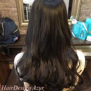 ロング カラー HairDesign Azurのヘアスタイル
