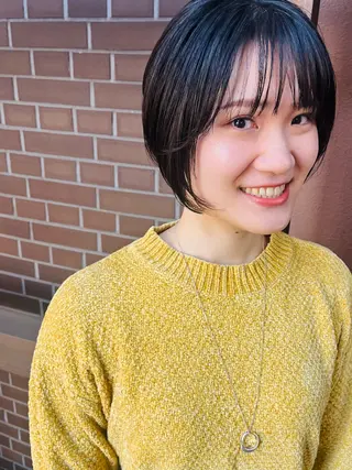 ショート ママ美容師 ＊ヒマワリのヘアスタイル