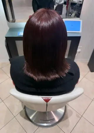 カラー 🇰🇷韓国風艶髪 /AZUSA🤍のヘアスタイル