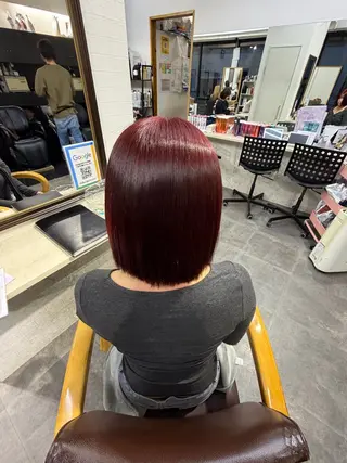 カラー U-topia 🌺井出萌菜🌺のヘアスタイル