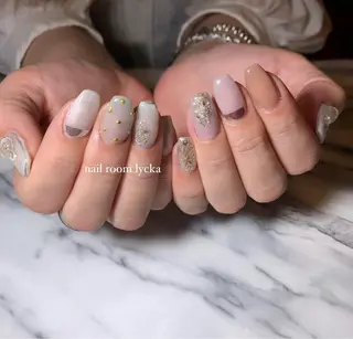 ネイル ﾈｲﾙﾙｰﾑﾘｯｶ 𝐦𝐚𝐲𝐮のネイルデザイン