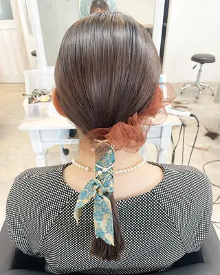 セミロング 女性に人気♪ はやしほのかのヘアスタイル