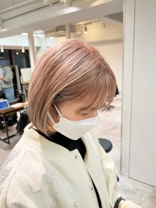 ショート カラー Stir Maison 大宮所属・ryuma/ボブ /透明感カラーのヘアスタイル