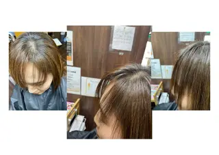 ミディアム katae sayoriのヘアスタイル