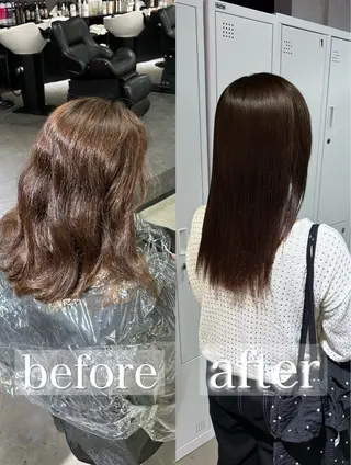 ロング 髪質改善大阪/ 酸性縮毛矯正/ゆうとのヘアスタイル
