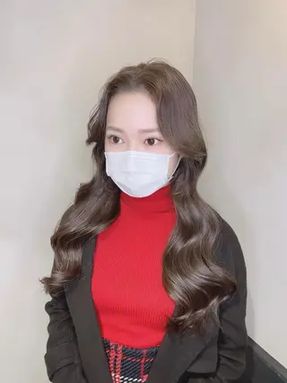 ロング カラー 泉 堅也のヘアスタイル