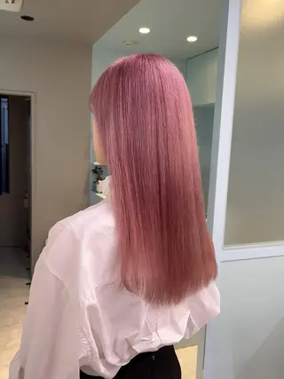 カラー ロング 🤍透明感カラー🤍 ブリーチ🤍AINEのヘアスタイル