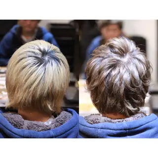 ショート カラー メンズ 遠藤悠大/メンズ縮毛 /メンズカットのヘアスタイル