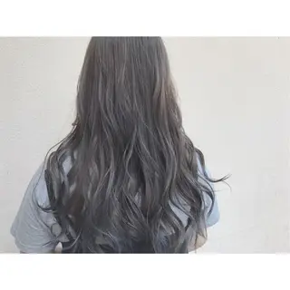 ロング カラー なかにし まゆみのヘアスタイル