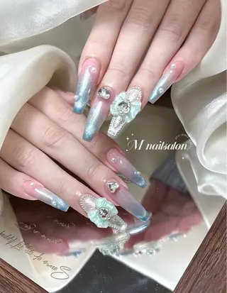 ネイル M🌷nail 長さだし専門店のネイルデザイン